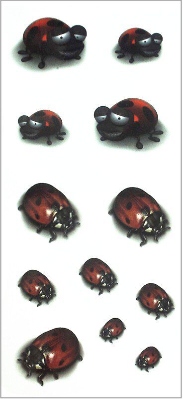 SHNAPIGN 3d Temporary Tattoo Body Art Flash Tattoo Stickers 19*9cm Waterproof Styling Tatoo Home Decor Sticker Ladybug Child