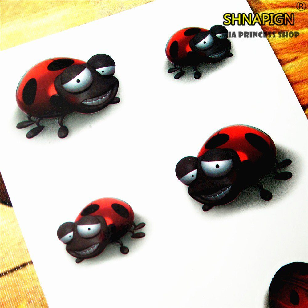 SHNAPIGN 3d Temporary Tattoo Body Art Flash Tattoo Stickers 19*9cm Waterproof Styling Tatoo Home Decor Sticker Ladybug Child