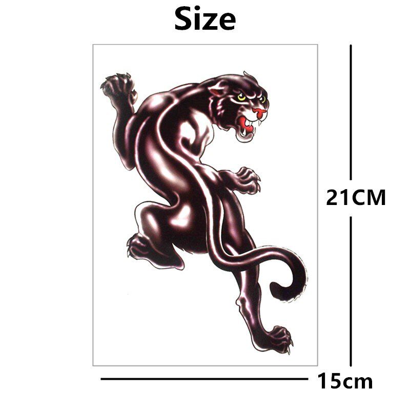 SHNAPIGN Sexy Puma Temporary Tattoo Body Art Flash Tattoo Stickers 21*15cm Waterproof Tatoo Car Styling Home Decor Wall Sticker