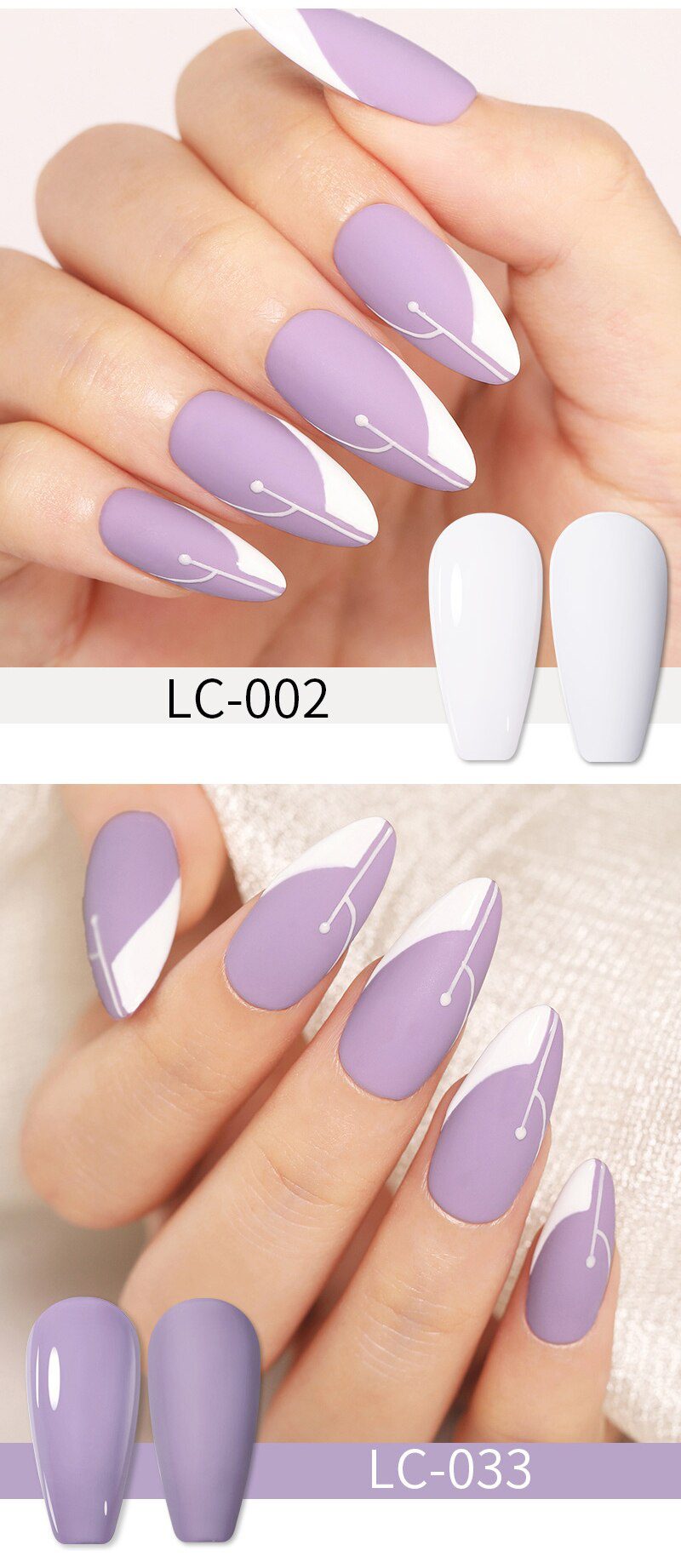 LILYCUTE 7ml Nail Gel Polish Semi Permanent Gel Varnish Base Top Coat UV LED Gel Varnish Soak Off Nail Art Gel Nail Polish