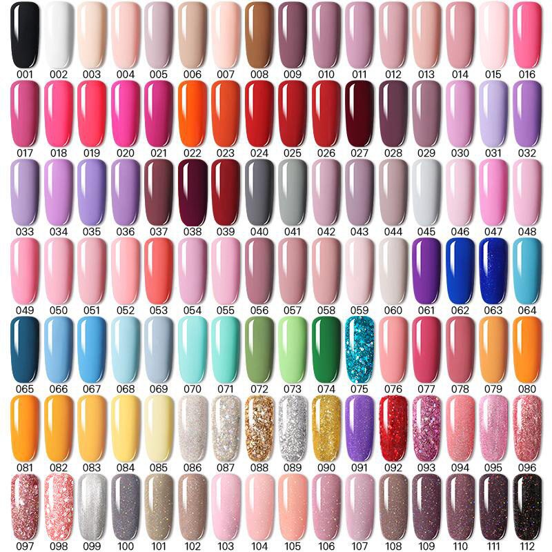 LILYCUTE 7ml UV Nail Gel Polish Autumn Winter Color Semi Permanent Matte Top Coat Needed Soak Off UV LED Nail Art Gel Varnish