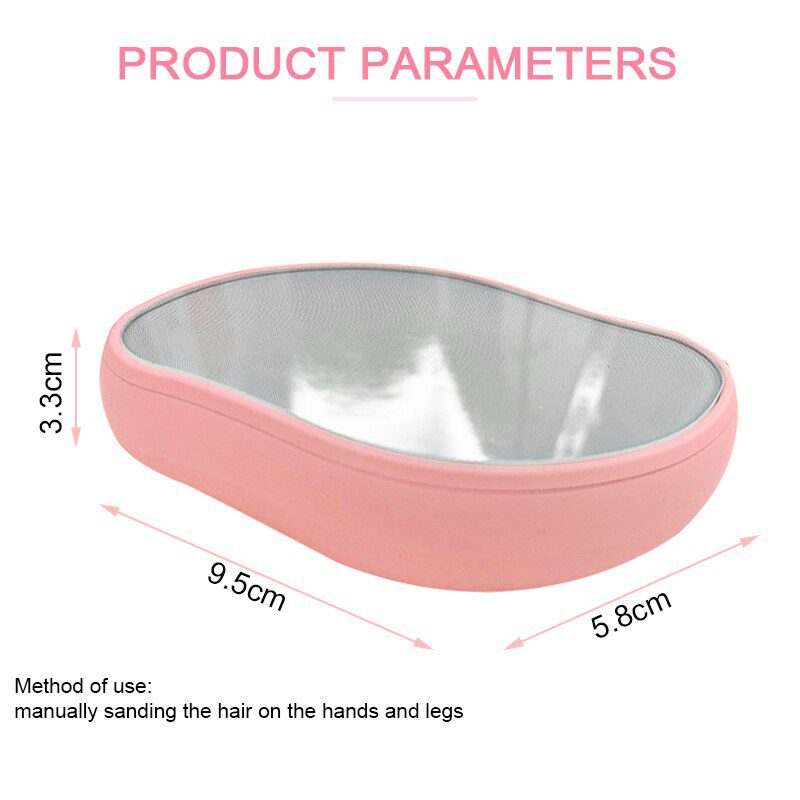 Painless Hot Crystal Physical Hair Removal Epilator Reusable Eraser Glass Hair Remover Easy Cleaning Body Care Depilation Tool