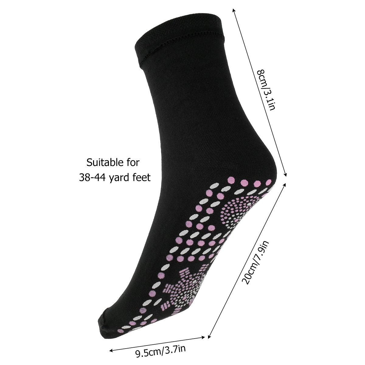 Self-Heating Socks Anti-Fatigue Winter Outdoor Warm Heat Insulated Socks Thermal Socks for Hiking Camping Cycling Skiing