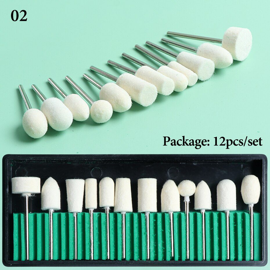 Professional Nail Drill Machine Electric Manicure Milling Cutter Set Nail Files Drill Bits Gel Polish Remover Tools TRHBS-011P-1