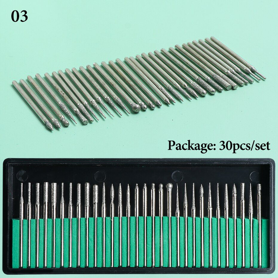 Professional Nail Drill Machine Electric Manicure Milling Cutter Set Nail Files Drill Bits Gel Polish Remover Tools TRHBS-011P-1