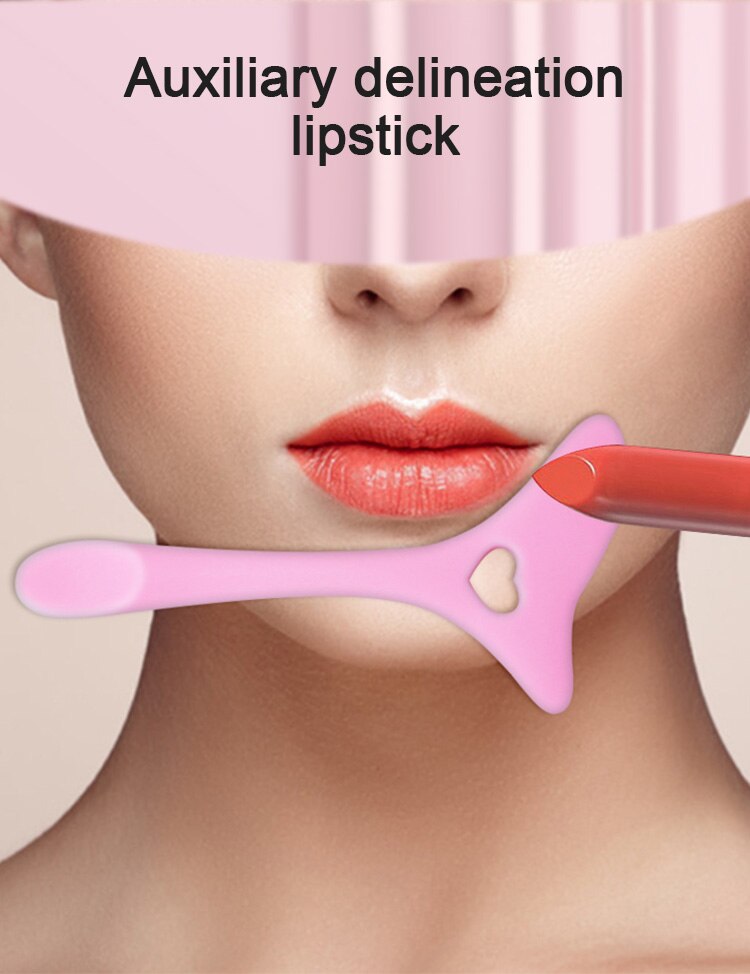 Silicone Eyeliner Makeup Stencils Wing Tips Marscara Drawing Lipstick Wearing Aid Face Cream Mask Applicator Makeup beauty tool