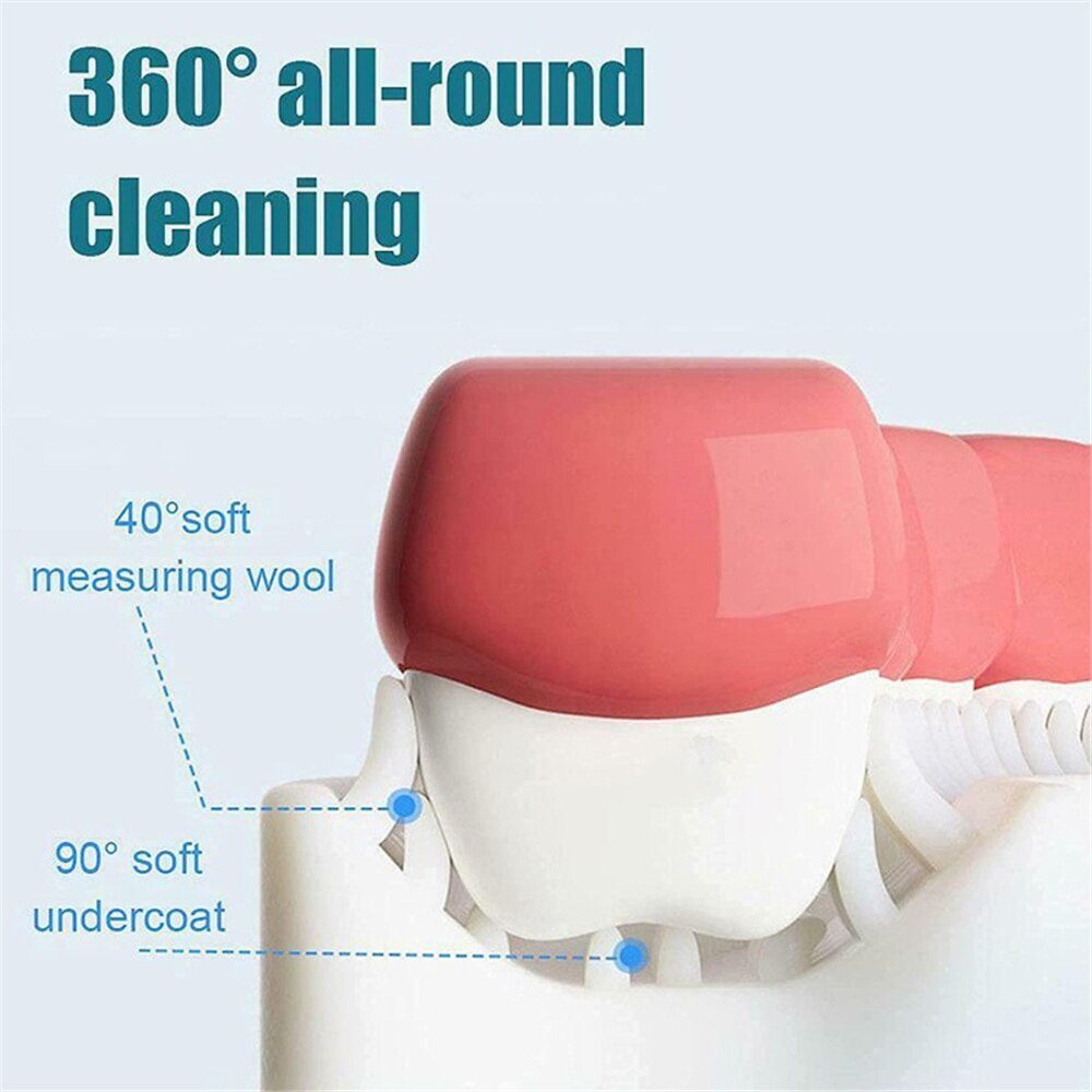 Toothbrush Children 360 Degree U-shaped Child Toothbrush Teethers Brush Silicone Kids Teeth Oral Care Cleaning