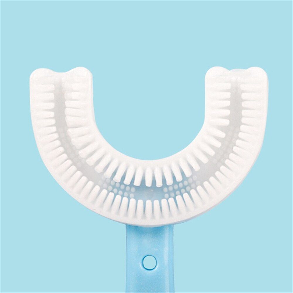 Toothbrush Children 360 Degree U-shaped Child Toothbrush Teethers Brush Silicone Kids Teeth Oral Care Cleaning