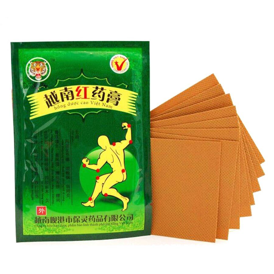 8Pcs Tiger Balm Plaster Hot Back Pain Patch Creatine Muscle Pains and Articular Arthritis Joint Knee Medical Plaster Health Care