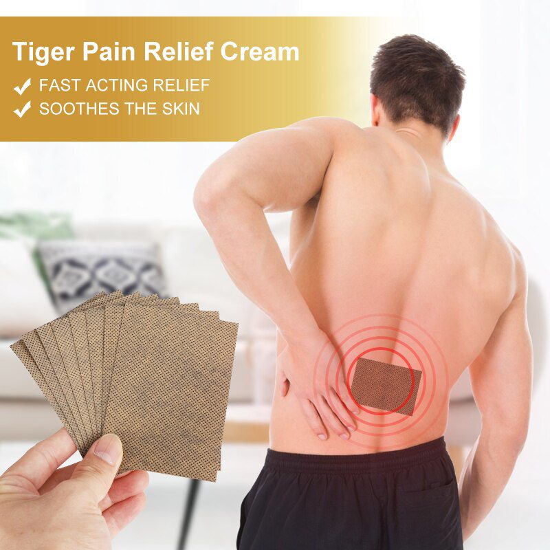 8Pcs Tiger Balm Plaster Hot Back Pain Patch Creatine Muscle Pains and Articular Arthritis Joint Knee Medical Plaster Health Care