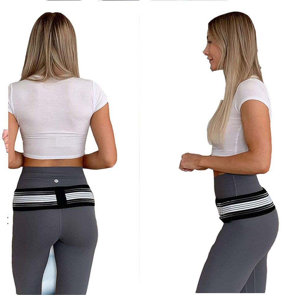 Sacroiliac SI Joint Pain Pelvic Lower Back Support Lumbar Hip Belt Women Men Waist Massage Instrument