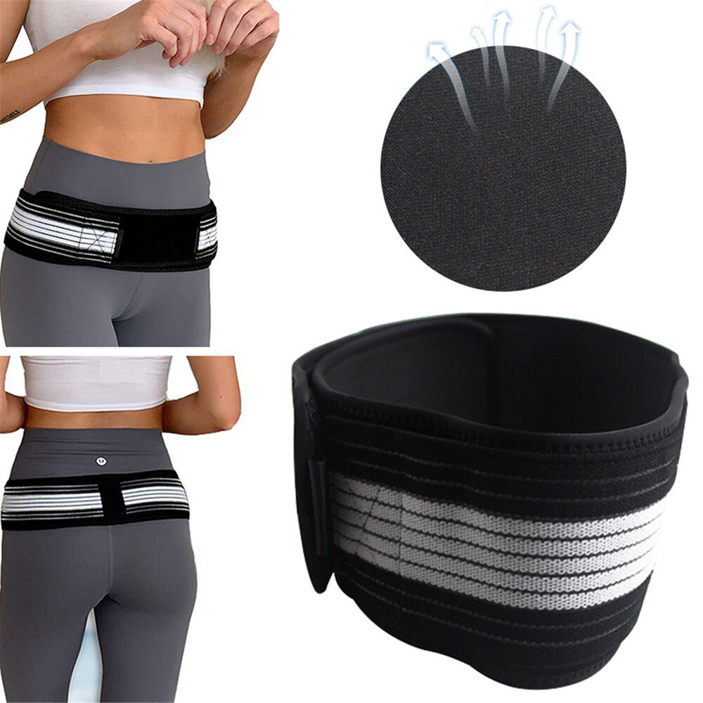 Sacroiliac SI Joint Pain Pelvic Lower Back Support Lumbar Hip Belt Women Men Waist Massage Instrument