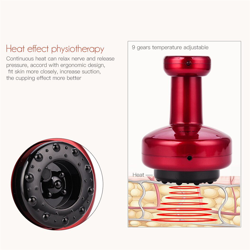 CkeyIN Body Shaping Massager Electric Heat Cupping Gua Sha Scrapping Massage Negative Pressure Back Detoxification Rechargeable CkeyIN Body Shaping Massager Electric Heat Cupping Gua Sha Scrapping Massage Negative Pressure Back Detoxification Rechargeable