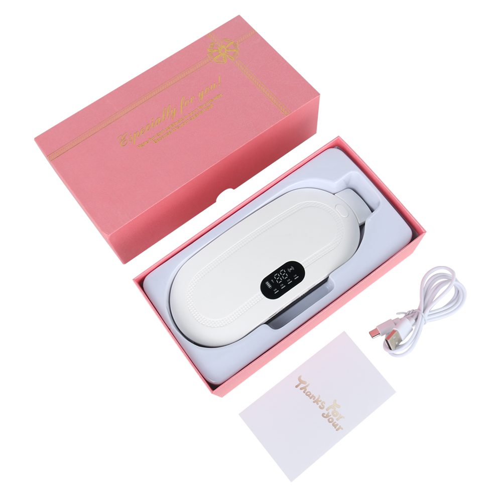 Wireless Warm Palace Belt With LCD Display Heating Pad Relieve Lady Menstrual Pain Hot Compress Massager Electric Waist Device