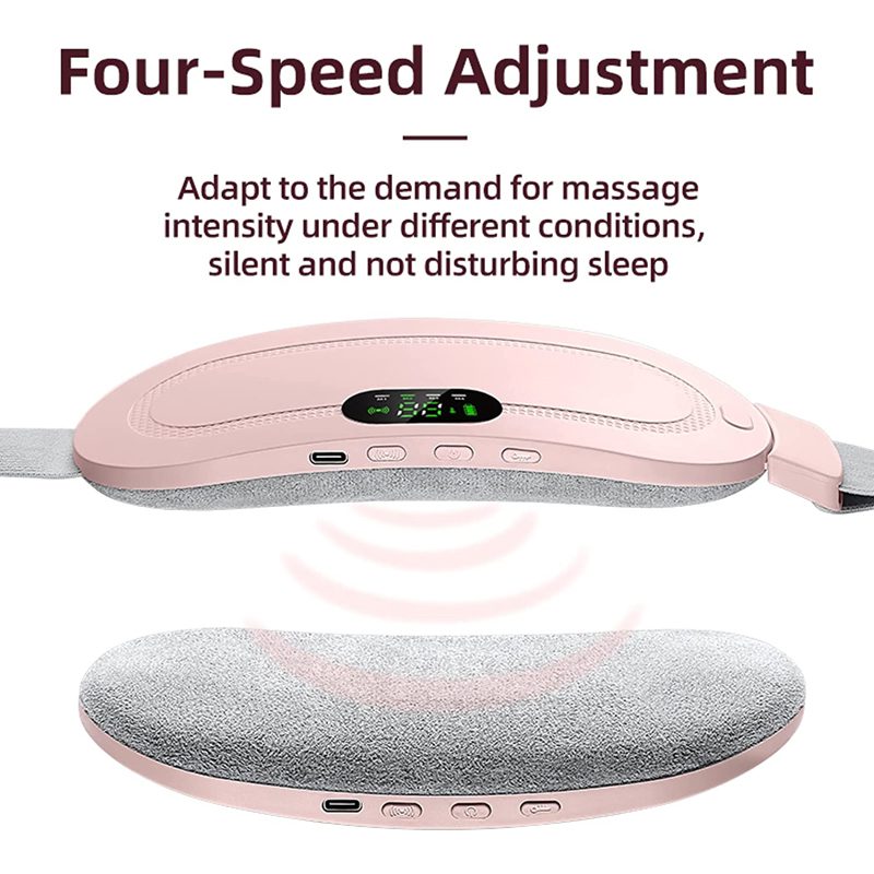 Wireless Warm Palace Belt With LCD Display Heating Pad Relieve Lady Menstrual Pain Hot Compress Massager Electric Waist Device