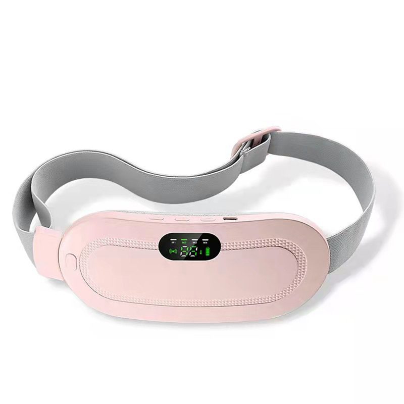 Wireless Warm Palace Belt With LCD Display Heating Pad Relieve Lady Menstrual Pain Hot Compress Massager Electric Waist Device