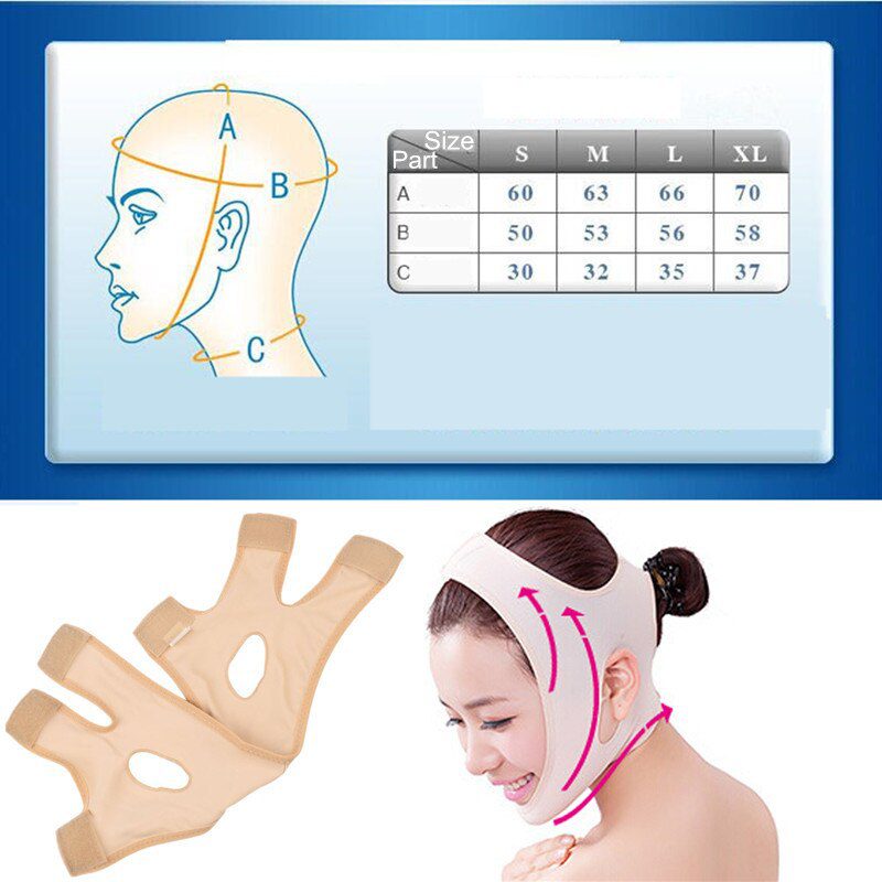 Delicate Facial Thin Face Mask Slimming Bandage Skin Care Belt Shape And Lift Reduce Double Chin Face Mask Face Thining Band