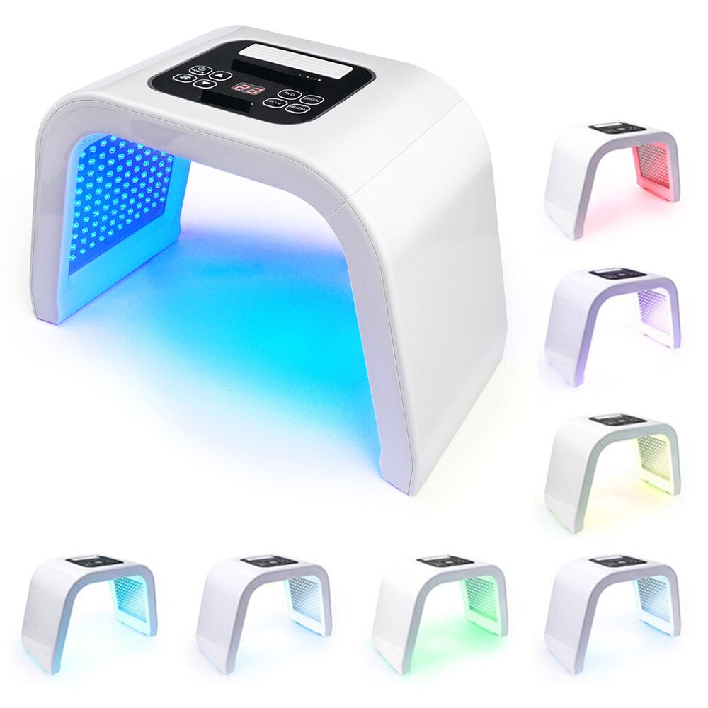 7-color PDT LED photon heating threatens face and body facial mask machine salon for household skin rejuvenation and acne skin c