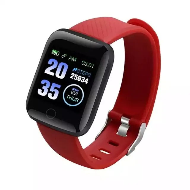 116plu Real Stepcount Smart Watch Multi Function Step Connected Smart Watch For Men And Women Suitable For And Android