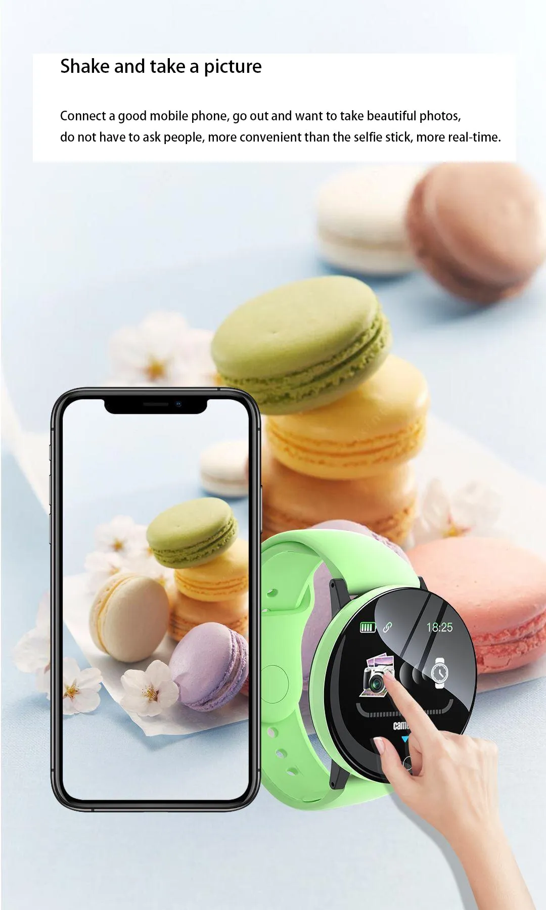 B41 Real Stepcount Smart Watch Multi Function Step Connected Smart Watch For Men And Women Suitable For And Android