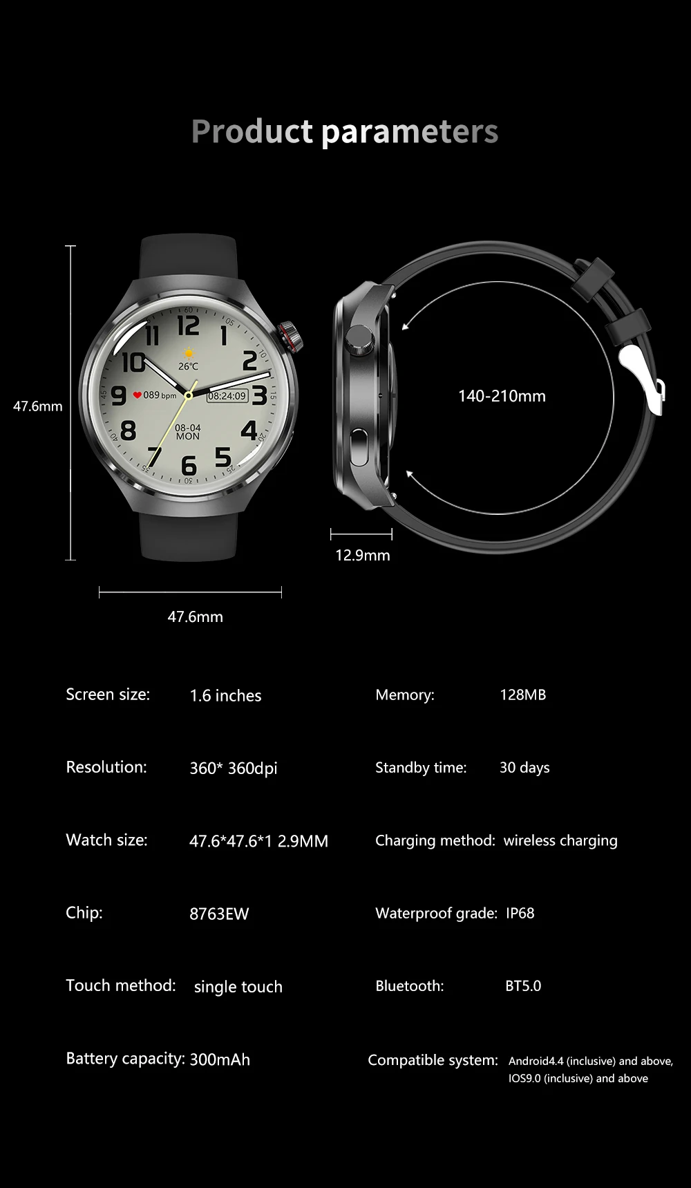 For Huawei GT4 PRO Smart Watch Men Watch 4 Pro AMOLED HD Screen Bluetooth Call GPS NFC Heart rate BloodSugar SmartWatch 2023 New