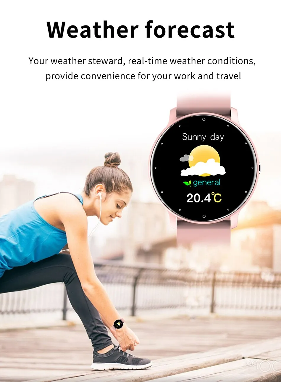 LIGE 2023 New Men Smart Watch Real-time Activity Tracker Heart Rate Monitor Sports Women Smart Watch Men Clock For Android IOS