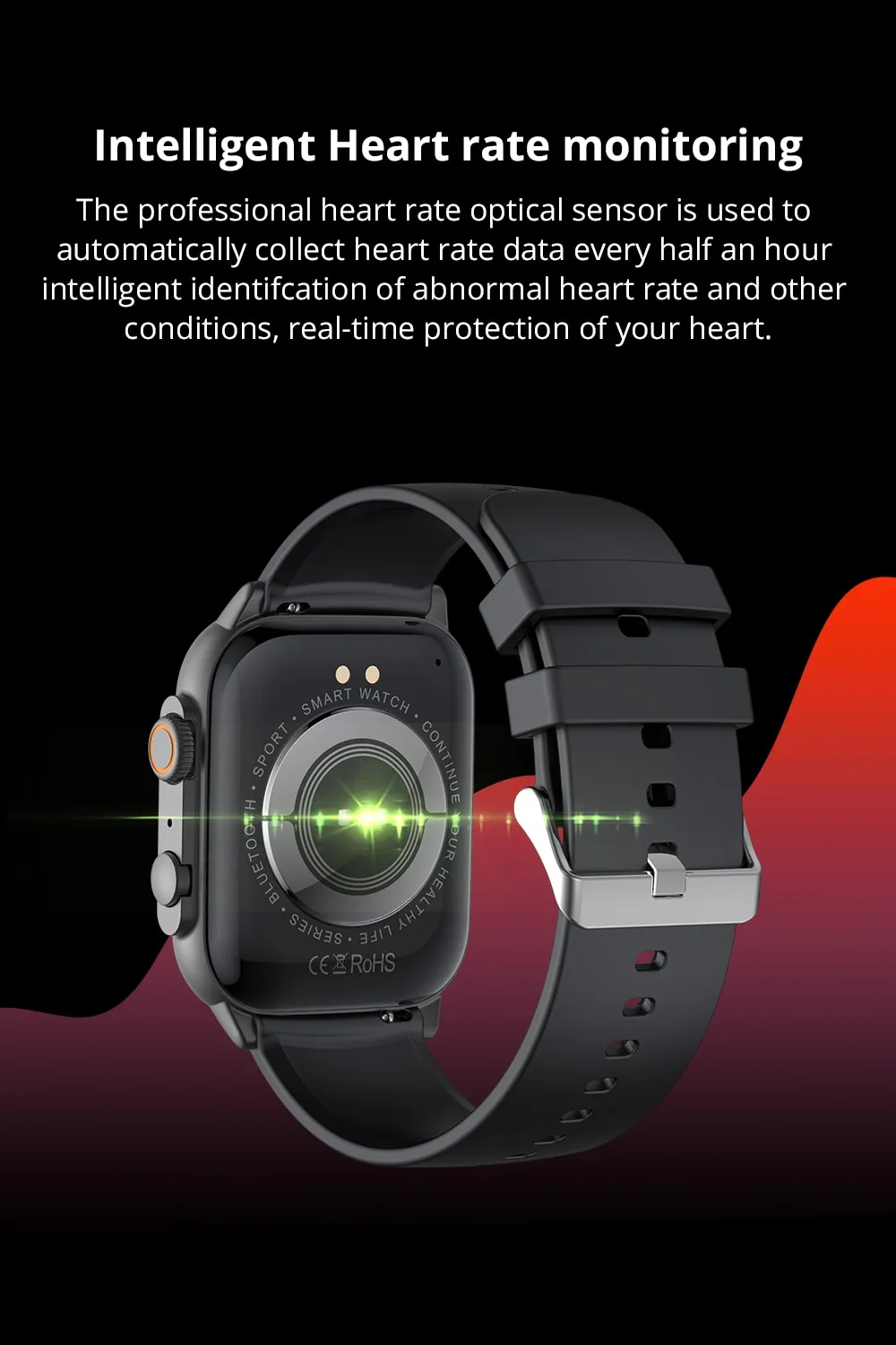 COLMI C81 2.0 Inch AMOLED Smartwatch Support AOD 100 Sports Modes IP68 Waterproof Smart Watch Men Women PK Ultra Series 8