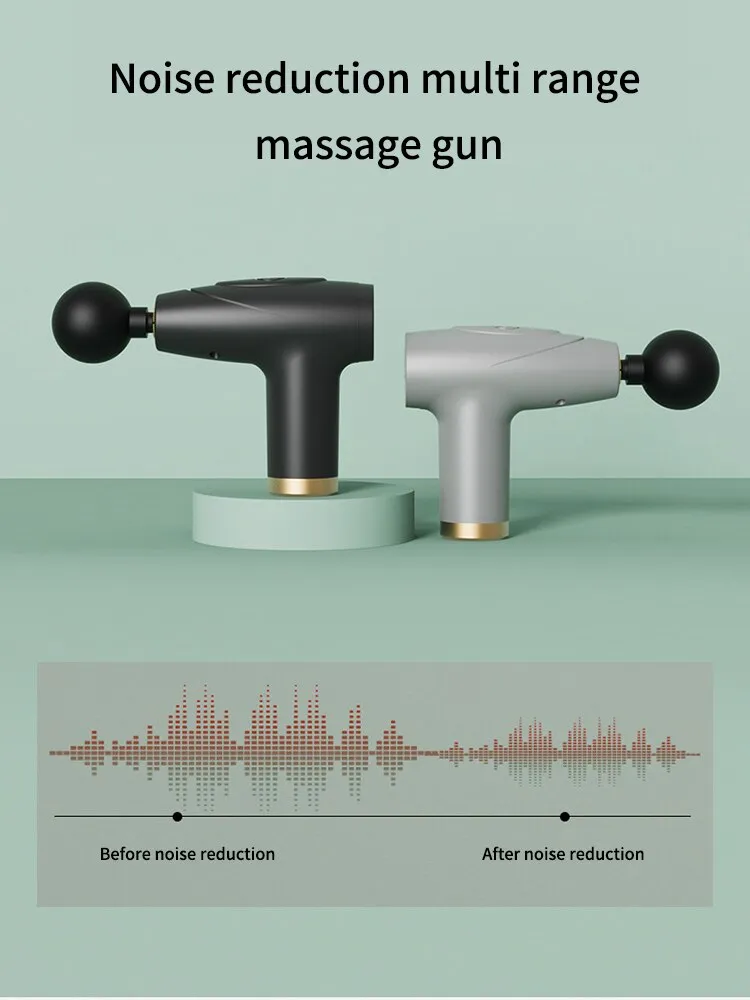Multi Mode Of Mini Fascia Guns According To Muscle Relaxation Massage Vibrating Massage Instrument Body Pain Relieves Fitness 3C