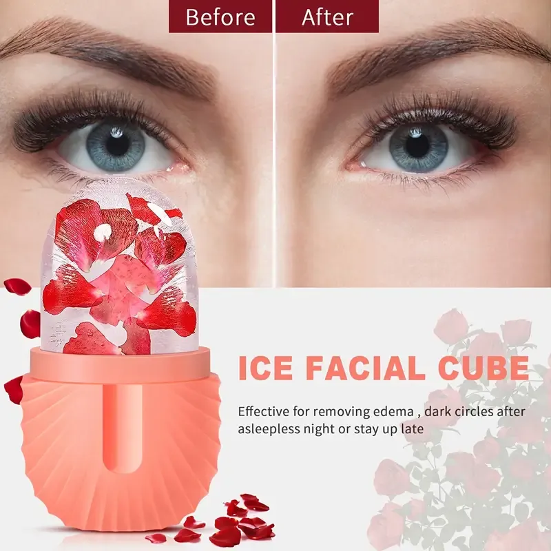 Ice Facial Roller Skin Care Beauty Lifting Contouring Tools Ice Cube Trays Ice Globe Balls Face Massager Skin Care Tool Ice Facial Roller Skin Care Beauty Lifting Contouring Tools Ice Cube Trays Ice Globe Balls Face Massager Skin Care Tool