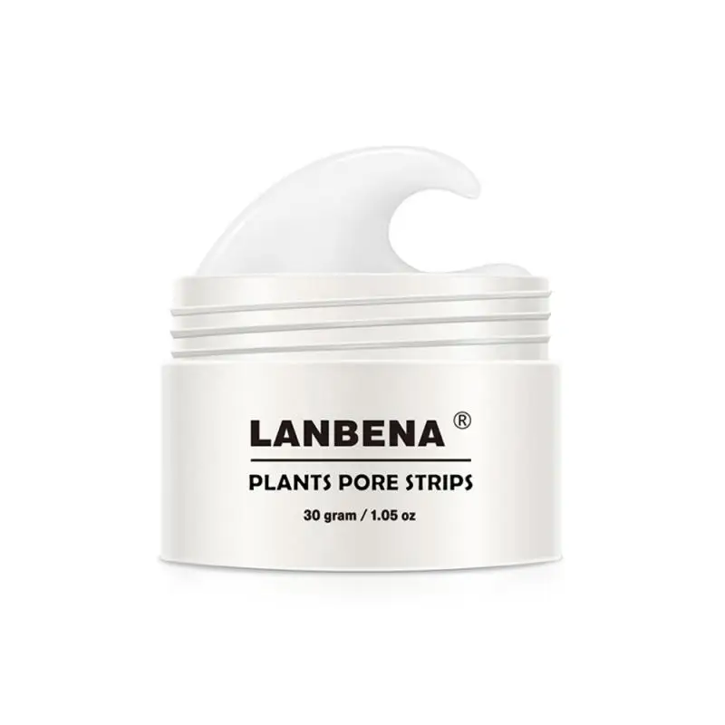 LANBENA Blackhead Remover Cream Paper Plant Pore Strips Nose Acne Cleansing Black Dots Peel Off Mud Mask Treatments Skin Care