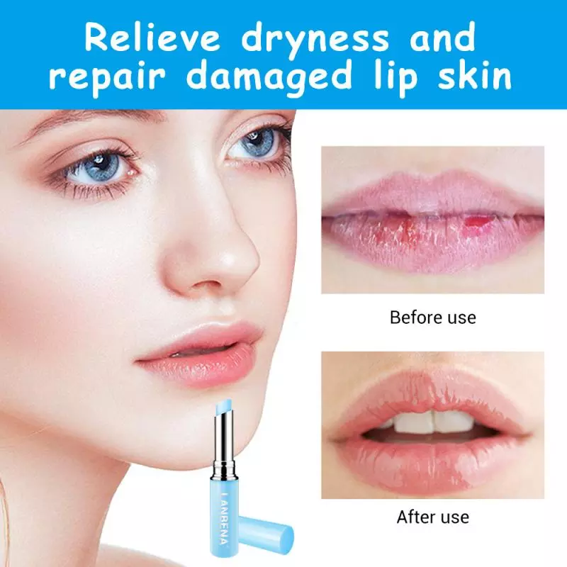 LANBENA Hyaluronic Acid Lip Balm Lip Plumper Lips Moisturizing Reduce Fine Lines Relieve Dryness Protection Lip