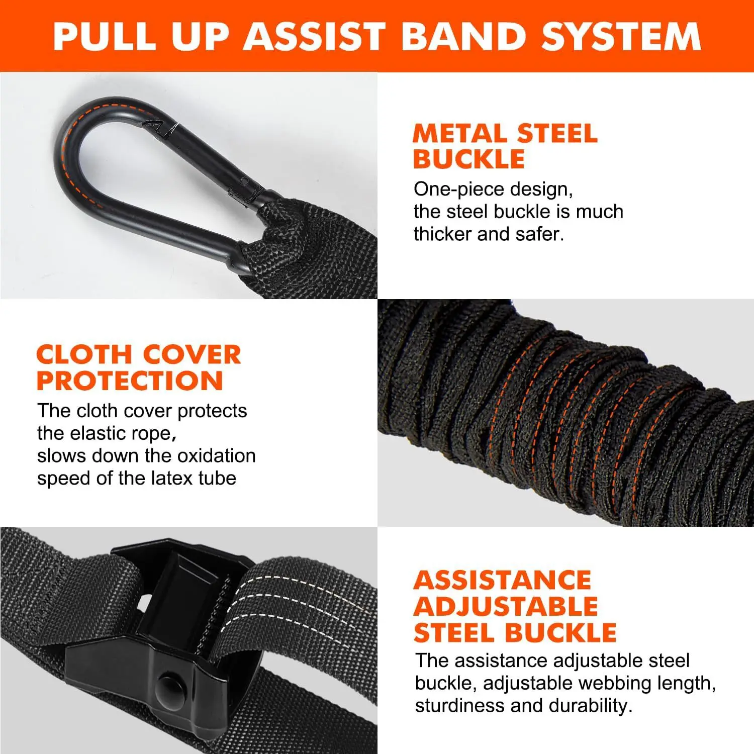 Pull Up Assistance Bands Set Resistance Strap Assist Men Women Hanging Training Chin-up Workout Body Stretching Exercise Pull Up Assistance Bands Set Resistance Strap Assist Men Women Hanging Training Chin-up Workout Body Stretching Exercise