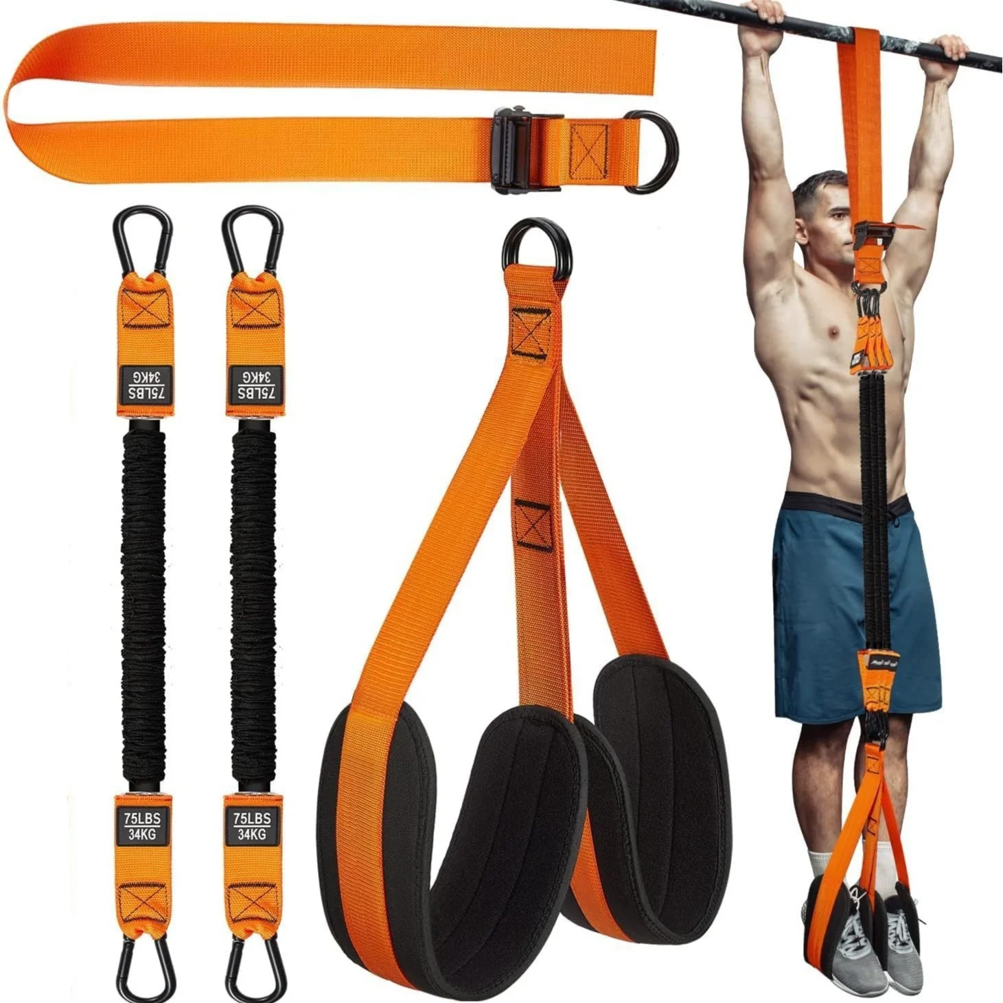 Pull Up Assistance Bands Set Resistance Strap Assist Men Women Hanging Training Chin-up Workout Body Stretching Exercise Pull Up Assistance Bands Set Resistance Strap Assist Men Women Hanging Training Chin-up Workout Body Stretching Exercise