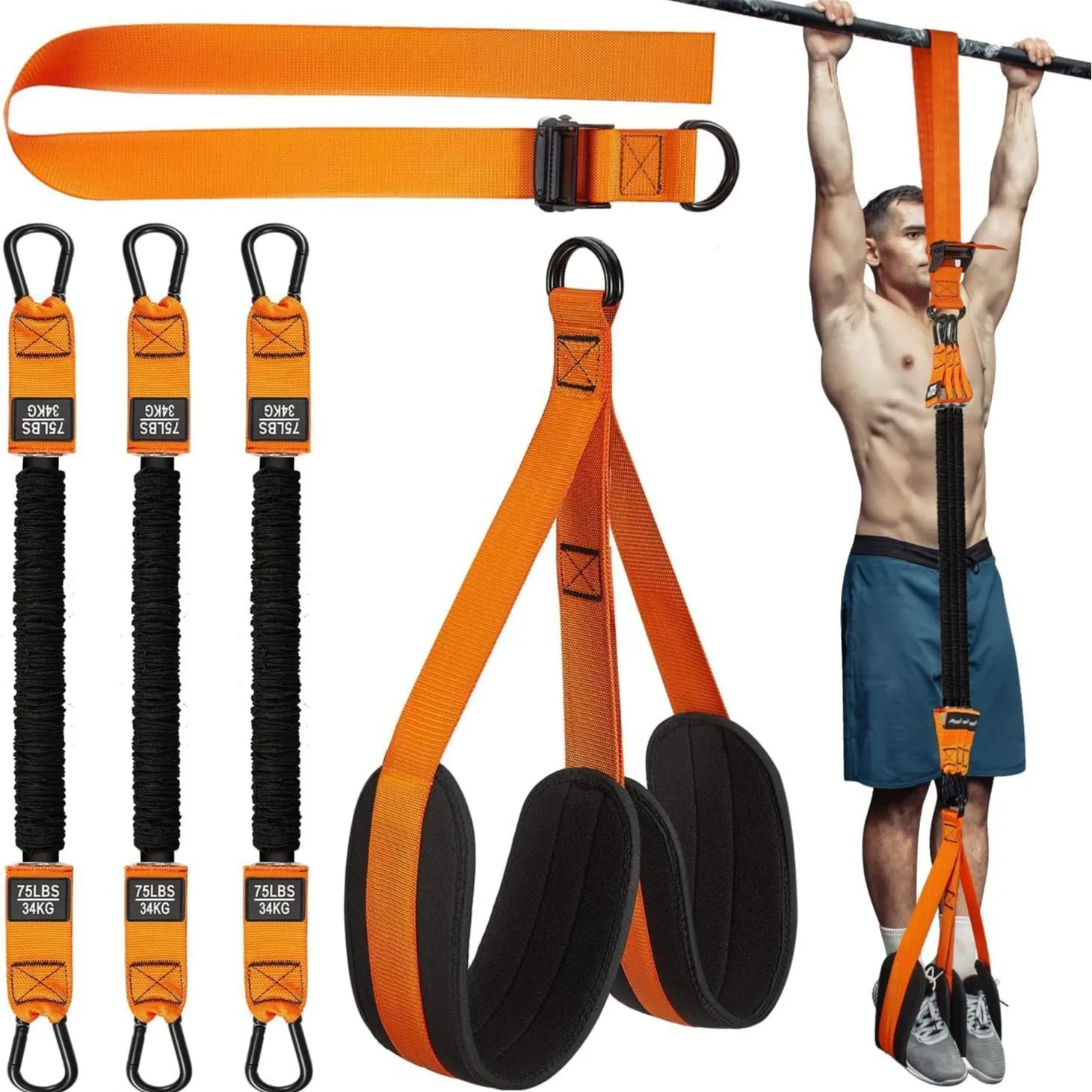 Pull Up Assistance Bands Set Resistance Strap Assist Men Women Hanging Training Chin-up Workout Body Stretching Exercise Pull Up Assistance Bands Set Resistance Strap Assist Men Women Hanging Training Chin-up Workout Body Stretching Exercise