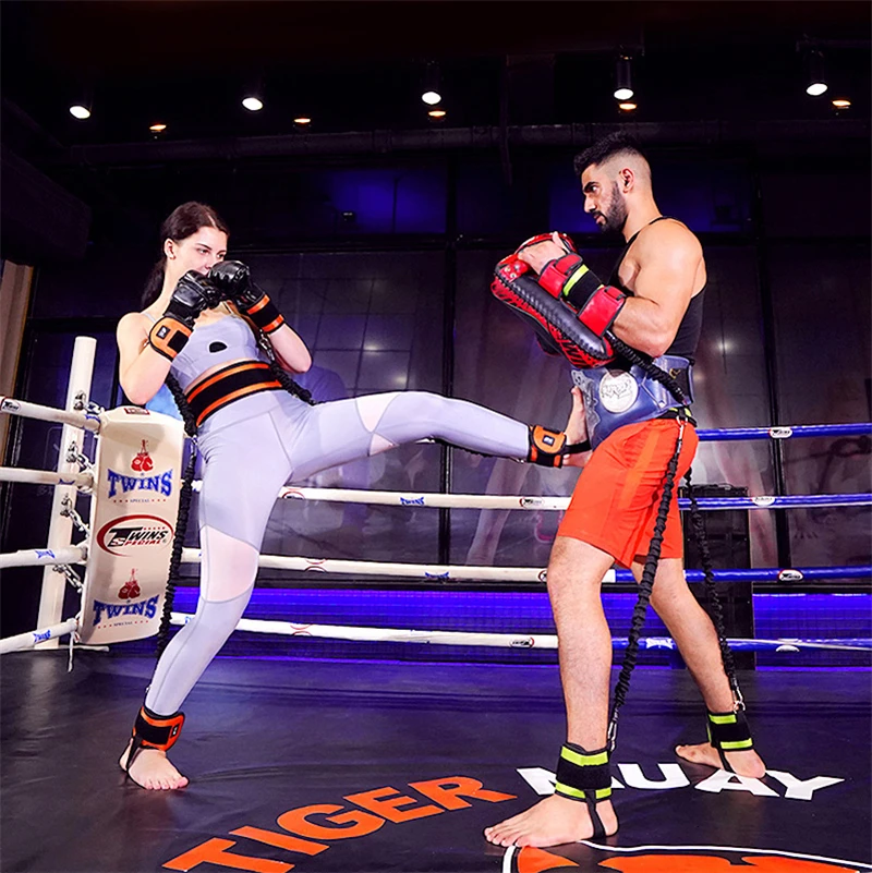 Professional Fighting Training Belt Men Women Resistance Belt Rope Fitness Exercise Elastic Bands Gym Workout Boxing Equipment Professional Fighting Training Belt Men Women Resistance Belt Rope Fitness Exercise Elastic Bands Gym Workout Boxing Equipment