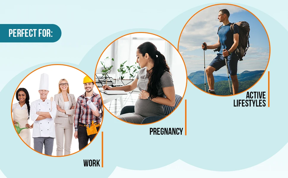 1Pair Nano Socks Neuropathy Socks Compression Sleeve For Ankle Swelling,Plantar Fasciitis,Neuropathy - Nano Brace For Women Men