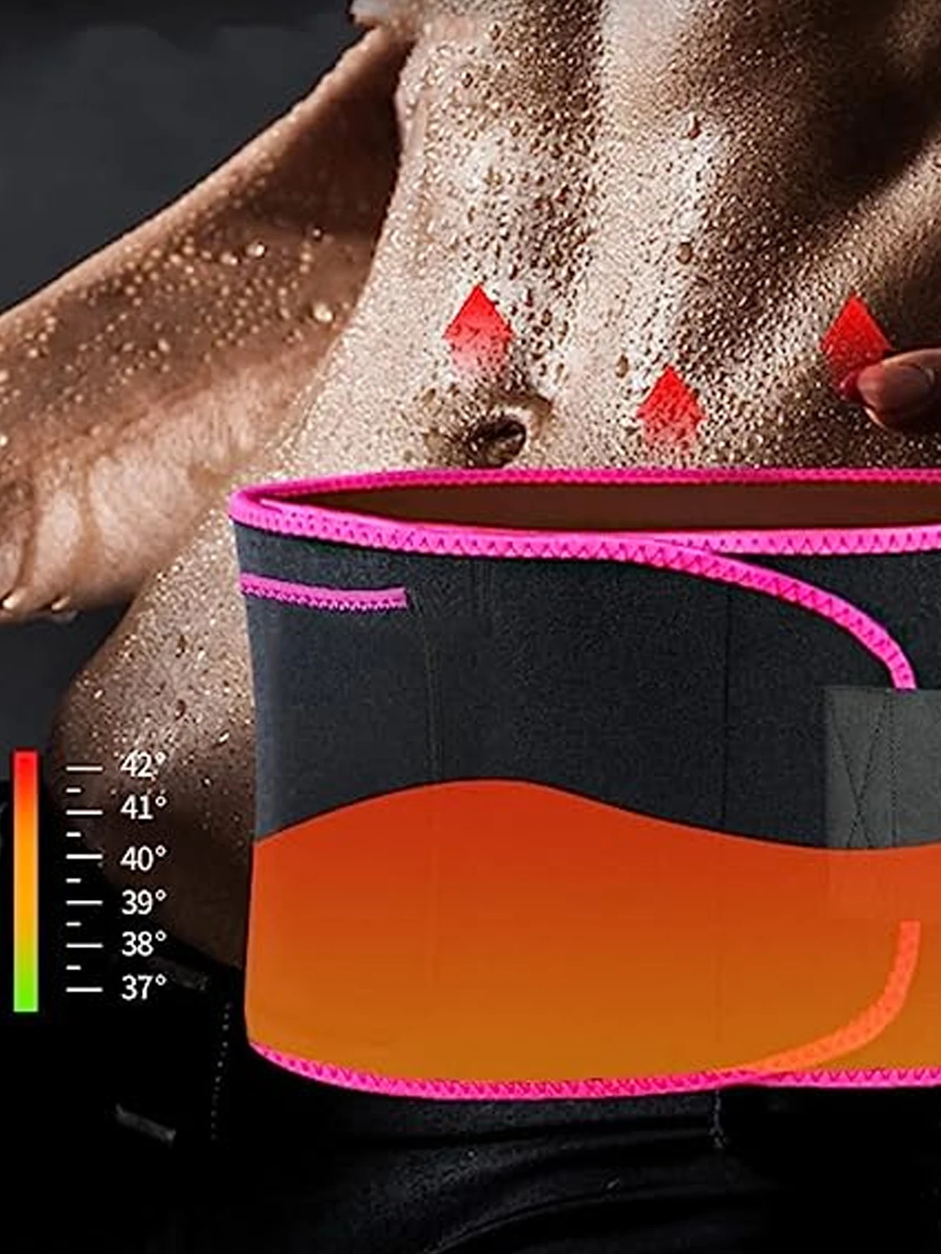 Sports Sweat Burst Waist Support Belt Shape Running Durable Waist Abdominal Fat Burning Training Belt Sauna Set Waist Trimmer