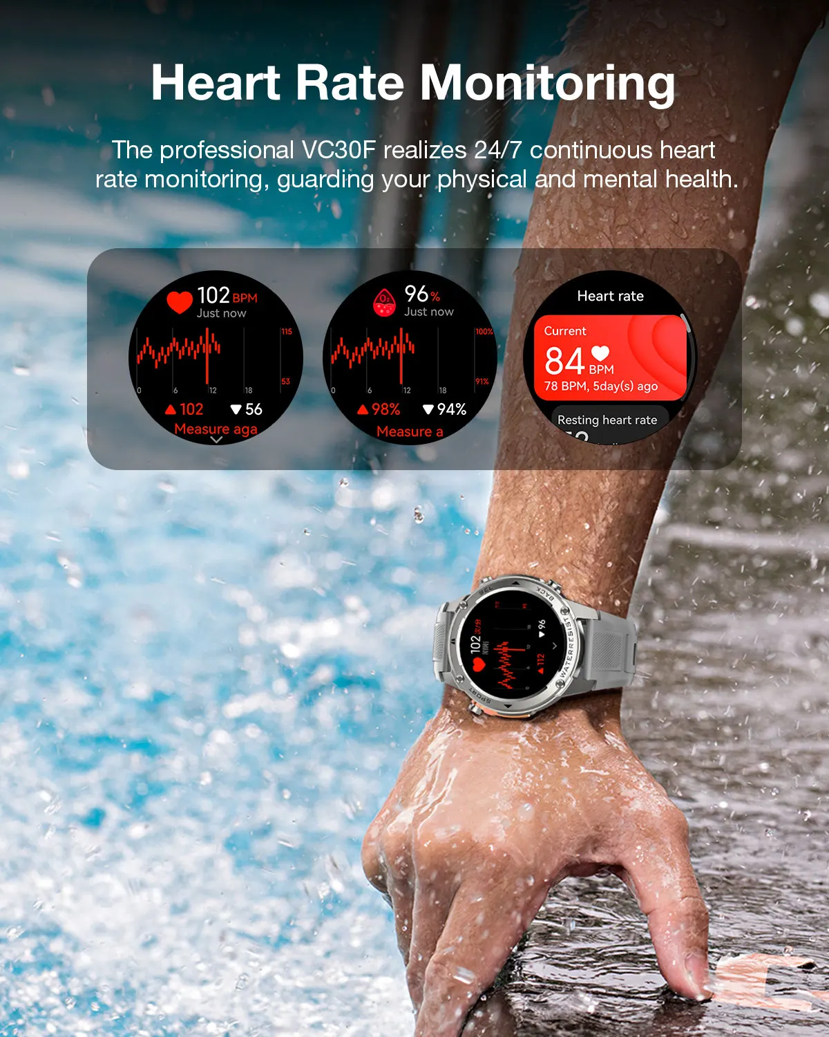 BlitzWolf BW-Voyager1 1.43 inch AMOLED Double Straps Compass & Barometer 10ATM Waterproof bluetooth Call Heart Rate Smart Watch BlitzWolf BW-Voyager1 1.43 inch AMOLED Double Straps Compass & Barometer 10ATM Waterproof bluetooth Call Heart Rate Smart Watch